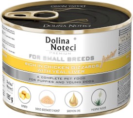 Dolina Noteci Premium Małe Rasy JUNIOR Kurczak Cielęcina 185g - Zdjęcie główne