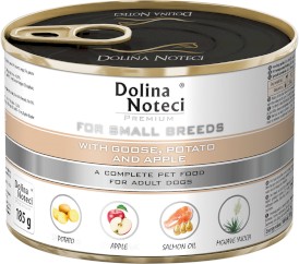 DOLINA NOTECI PREMIUM Małe Rasy Gęś Ziemniaki Jabłko 185g - Zdjęcie główne