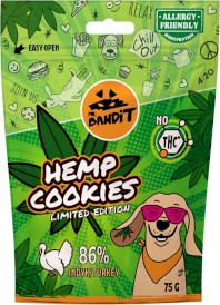 MR.BANDIT Hemp Cookies Turkey Indyk z Konopią 75g - Zdjęcie główne