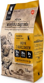 WIEJSKA ZAGRODA Indyk z Kurczakiem dla kociąt 1,6kg - Zdjęcie główne
