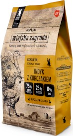 WIEJSKA ZAGRODA Indyk z Kurczakiem dla kociąt 10kg - Zdjęcie główne