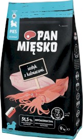 PAN MIĘSKO Indyk z Kalmarami dla szczeniaka 9kg - Zdjęcie główne