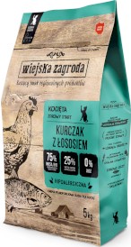 WIEJSKA ZAGRODA Kurczak z Łososiem dla kociąt 5kg