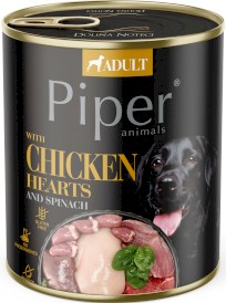 Dolina Noteci PIPER Animals Pies Serca Kurczaka Szpinak 800g - Zdjęcie główne