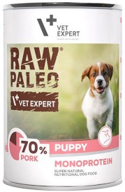 Vet Expert RAW PALEO Puppy Monoprotein Wieprzowina 400g - Zdjęcie główne