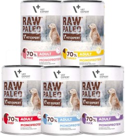 Vet Expert RAW PALEO Adult Monoprotein Kaczka 400g