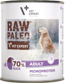 Vet Expert RAW PALEO Adult Monoprotein Kaczka 800g - Zdjęcie główne
