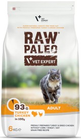 Vet Expert RAW PALEO Adult Indyk Kurczak 6kg