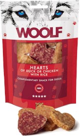 WOOLF Hearts of Duck or Chicken with Rice 100g - Zdjęcie główne
