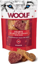 WOOLF Hearts of Duck or Chikcen with Rice 100g