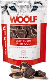 WOOLF Beef Sushi Cod Roladki Wołowina Dorsz 100g - Zdjęcie główne