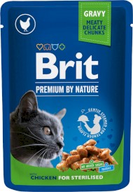 BRIT Cat Sterilised Chicken Kurczak saszetka 100g - Zdjęcie główne
