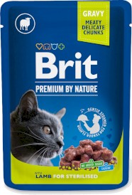 BRIT Cat Sterilised Lamb Jagnięcina saszetka 100g - Zdjęcie nr 2