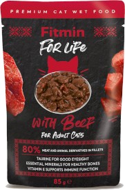 FITMIN Cat For Life Adult Beef Wołowina 85g - Zdjęcie nr 3