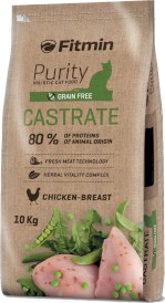 FITMIN Cat Purity GF Castrate Pierś Kurczaka bez zbóż 10kg - Zdjęcie główne