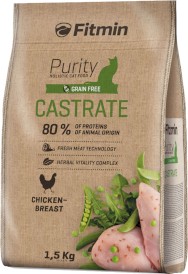 FITMIN Cat Purity GF Castrate Pierś Kurczaka bez zbóż 1,5kg - Zdjęcie główne