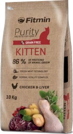 FITMIN Cat Purity GF Kitten Kurczak bez zbóż 10kg