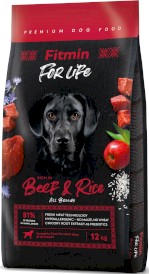 FITMIN Dog For Life Beef / Rice Wołowina Ryż 12kg - Zdjęcie główne