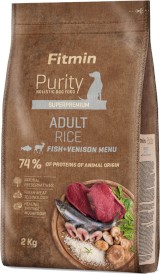 FITMIN Purity Rice Adult Fish Venison Ryba Dziczyzna 2kg - Zdjęcie główne