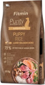 FITMIN Purity Rice Puppy Lamb Salmon Jagnięcina Łosoś 12kg - Zdjęcie główne