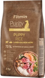 FITMIN Purity Rice Puppy Lamb Salmon Jagnięcina Łosoś 2kg - Zdjęcie główne