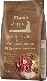 FITMIN Purity Rice Senior / Light Venison Lamb 2kg - Zdjęcie główne