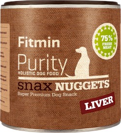 FITMIN Purity Snax Nuggets Liver Wątróbka 180g - Zdjęcie główne
