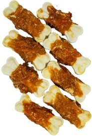 Happy Snacky Kość prasowana z Kurczakiem 10cm / 10szt - Zdjęcie główne