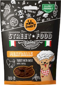 MR.BANDIT Street Food Meatballs Indyk Bazylia 150g - Zdjęcie główne