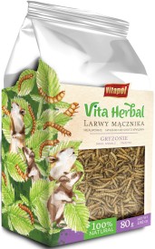 VITAPOL Vita Herbal Suszone Larwy Mącznika 80g - Zdjęcie główne