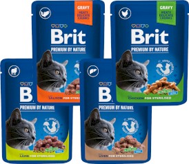 BRIT Cat Sterilised Lamb Jagnięcina saszetka 100g