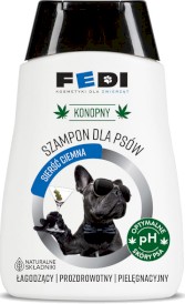 FEDI Szampon konopny dla psów Sierść CIEMNA 300ml