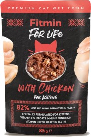 FITMIN Cat For Life Kitten Chicken Kurczak 85g - Zdjęcie nr 3