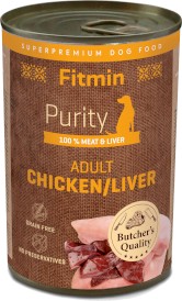 FITMIN Purity GF Adult Chicken Liver Kurczak Wątroba 400g - Zdjęcie główne