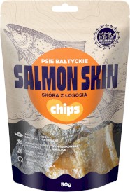 TRZYPSY Psie Bałtyckie Chipsy ze skóry Łososia 50g - Zdjęcie główne
