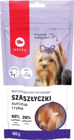 MACED Szaszłyczki Kurczak Ryba Przysmak małego psa 60g