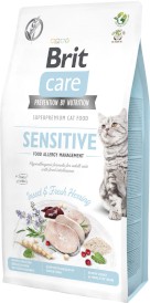 BRIT CARE Cat GF Adult SENSITIVE Allergy Owady Śledź 7kg - Zdjęcie główne