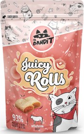 MR.BANDIT Juicy Rolls Krokieciki z Wołowiną dla kota 40g