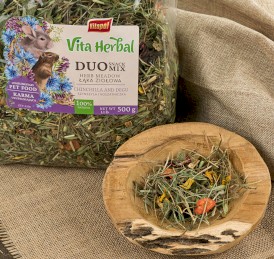 VITAPOL Vita Herbal Duo Snack Łąka ziołowa dla szynszyli i koszatniczki 500g - Zdjęcie nr 2
