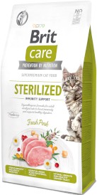 BRIT CARE Cat GF STERILIZED Immunity Wieprzowina 7kg - Zdjęcie główne