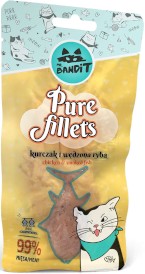MR.BANDIT Pure Fillets Kurczak i Wędzona Ryba dla kota 30g - Zdjęcie główne