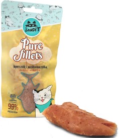 MR.BANDIT Pure Fillets Kurczak i Wędzona Ryba dla kota 30g - Zdjęcie nr 2