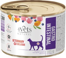 4VETS Natural GASTRO INTESTINAL dla kota 12x185g - Zdjęcie nr 2