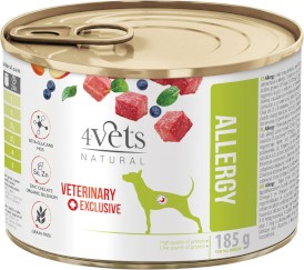 4VETS Natural ALLERGY dla psa z alergią 6x185g - Zdjęcie nr 3