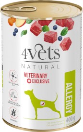 4VETS Natural ALLERGY dla psa z alergią 400g - Zdjęcie główne