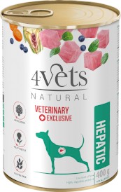 4VETS Natural HEPATIC dla psa z chorą wątrobą 400g - Zdjęcie główne