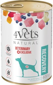 4VETS Natural RECOVERY dla psa 12x400g - Zdjęcie nr 2