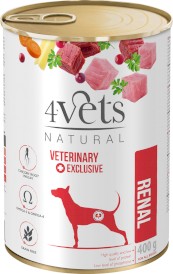 4VETS Natural RENAL dla psa z chorymi nerkami 400g - Zdjęcie główne