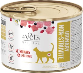 4VETS Natural URINARY NON STRUVITE dla kota 12x185g - Zdjęcie nr 2