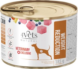 4VETS Natural WEIGHT REDUCTION dla psa 12x185g - Zdjęcie nr 3